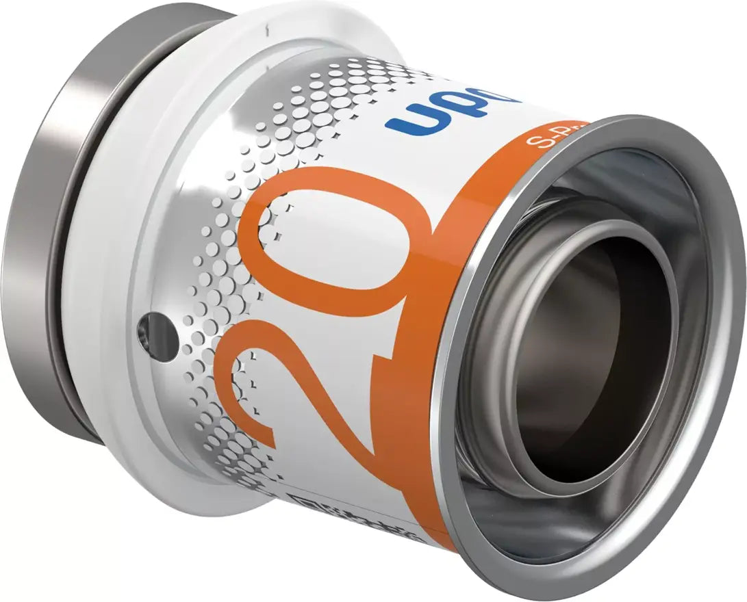 Uponor S-Press PLUS Eindkap Messing 20 mm (1070622) – hoogwaardige messing persfitting voor afsluiting van leidingen, OnlineGO