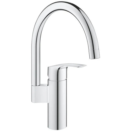 GROHE Eurosmart keukenmengkraan 33202003 met hoge C-uitloop in chroom – stijlvolle keukenkraan verkrijgbaar bij OnlineGo.nl