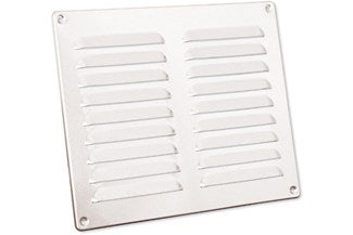 Nedco schoepenrooster 250×200 mm aluminium – ventilatierooster met vaste lamellen – OnlineGo.nl
