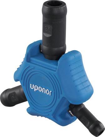 Uponor MLC Combi Ontbramer 1015762 voor het kalibreren en afschuinen van 16mm, 20mm en 25mm meerlagenbuis - voorkomt beschadiging aan S-Press PLUS koppelingen - Onlinego.nl