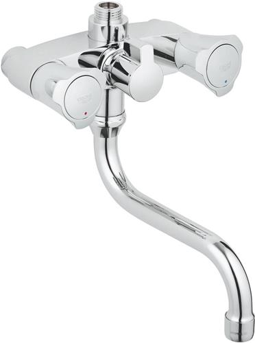 GROHE Costa L douchekraan 26781001 in chroom – 12 cm hartafstand met omstelling – OnlineGo.nl
