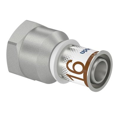 Uponor S-Press PLUS Schroefbus – 1/2″ x 16 mm pers (1070515) – messing persfitting met binnendraad voor leidingsystemen, OnlineGO