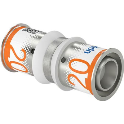 Uponor S-Press PLUS PPSU Koppeling 20×20 mm (1039934) – duurzame perskoppeling voor drinkwater en verwarming, OnlineGO