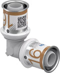 Uponor S-Press PLUS Knie 90° – 16×16 mm (1039929) – hoogwaardige hoekfitting voor haakse leidingsverbindingen, OnlineGO