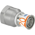 Uponor S-Press PLUS schroefbus 20-Rp3/4 FT (1070517) messing (DZR) perskoppeling met RVS-pershuls en EPDM-afdichting – OnlineGO
