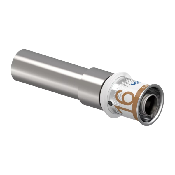 Uponor Overgang 16mm pers × 15mm koper