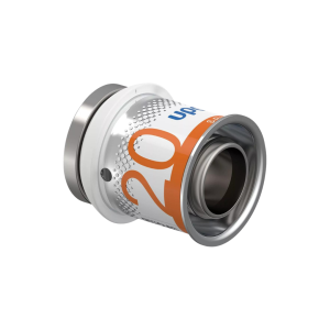 Eindkap 20mm pers – messing