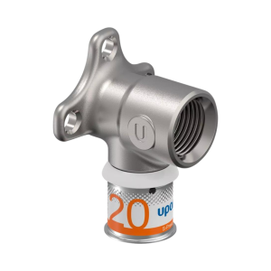 Muurplaat 20mm pers × ½" binnendraad