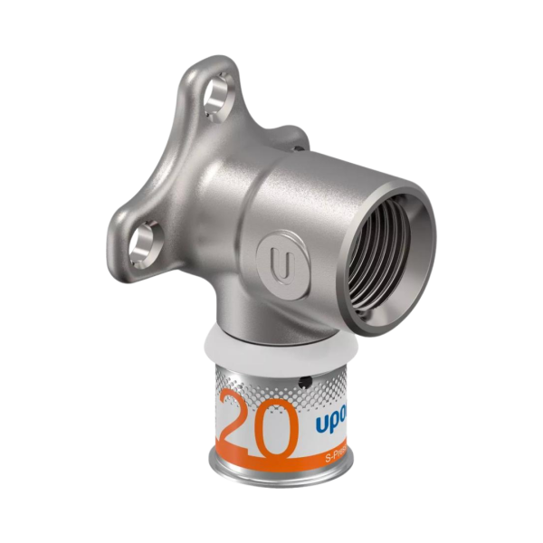 Uponor Muurplaat 20mm pers × ½" binnendraad